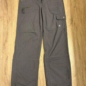 Women Grey Cargo Pant